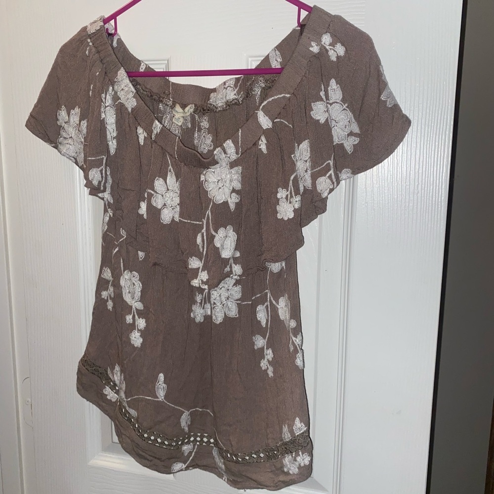 Off the shoulder blouse